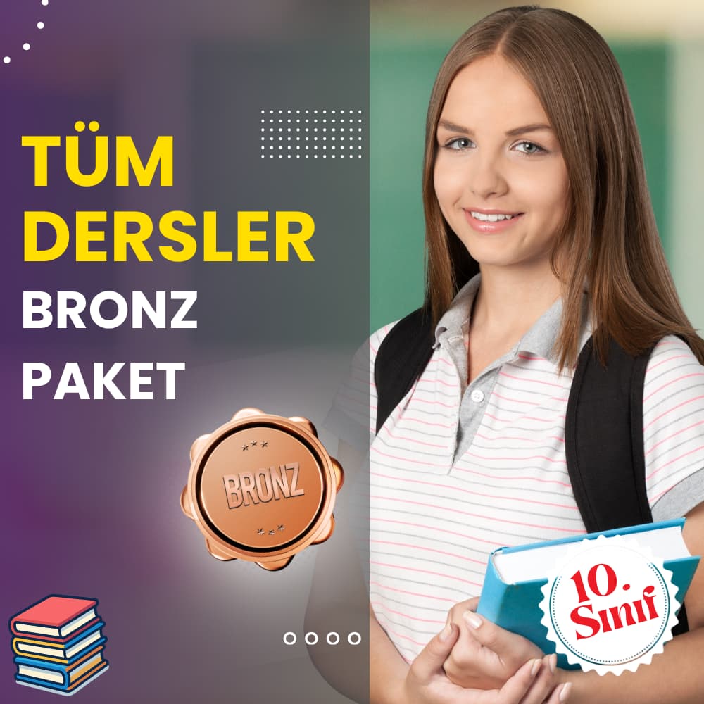 10. Sınıf Bronz Tüm Dersler Süper Eğitim Paketi