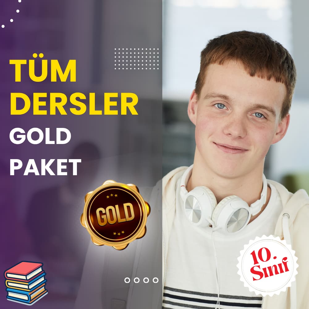 10. Sınıf Gold Tüm Dersler Süper Eğitim Paketi