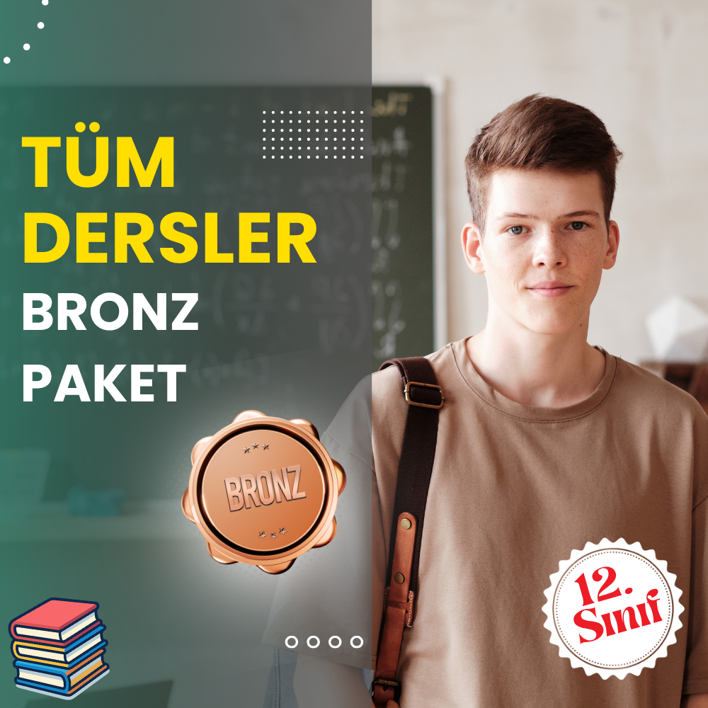 12. Sınıf YKS Bronz Tüm Dersler Süper Eğitim Paketi