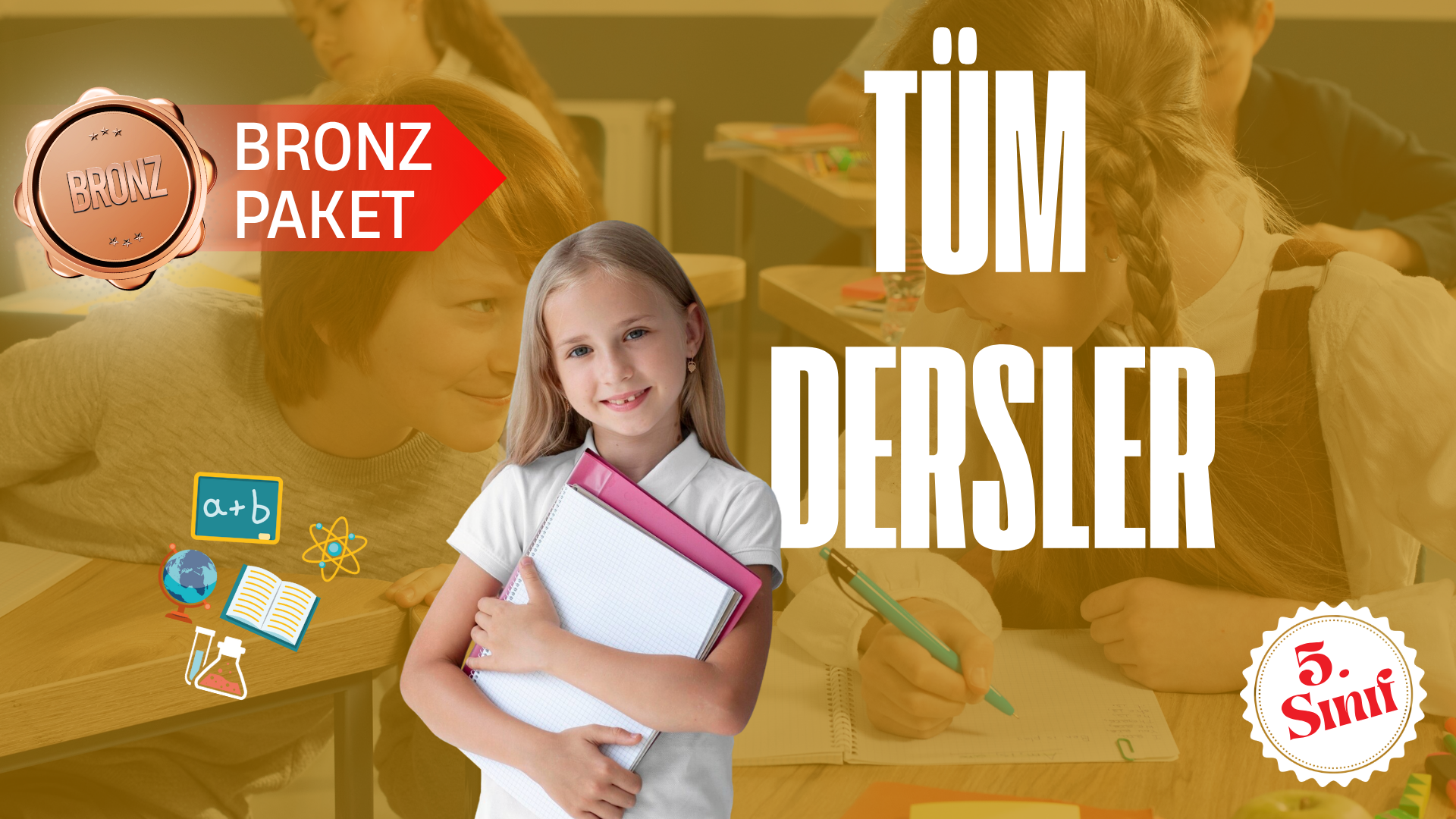 5. Sınıf Bronz Tüm Dersler Süper Eğitim Paketi