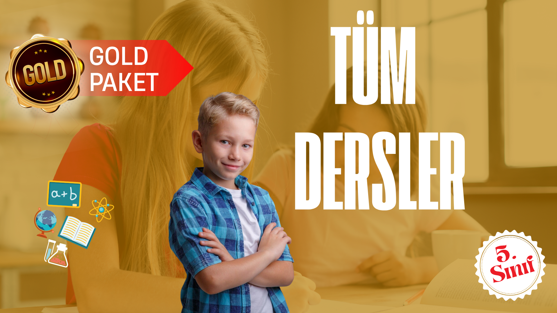 5. Sınıf Gold Tüm Dersler Süper Eğitim Paketi