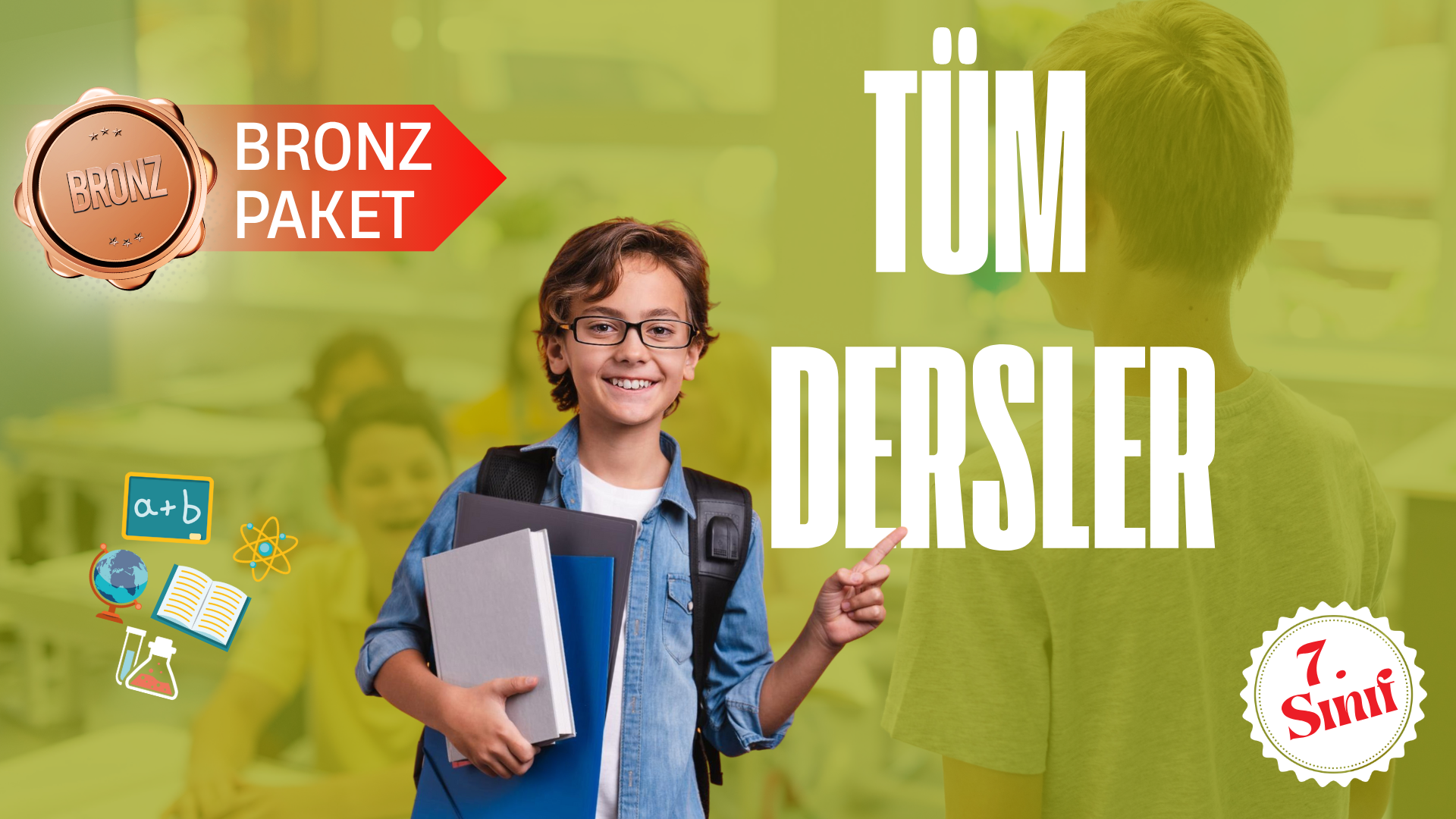 7. Sınıf Bronz Tüm Dersler Süper Eğitim Paketi