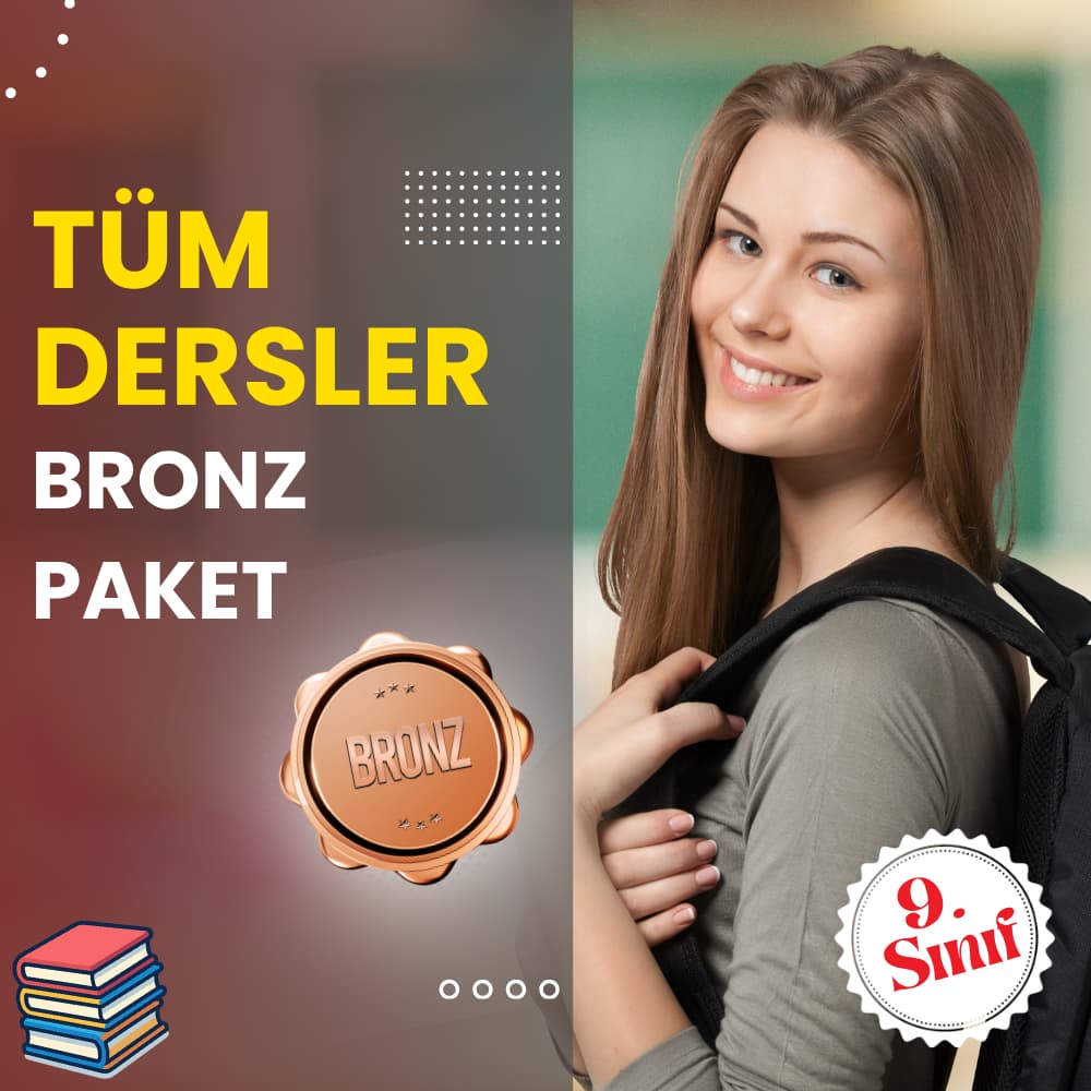 9. Sınıf Bronz Tüm Dersler Süper Eğitim Paketi